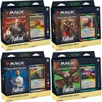Magic the gathering Magic : L'Assemblée Fallout Bundle de Commandeur - Inclut 4 Decks (1 Hail Caesar, 1 Survivants, 1 Science !, 1 Menace Mutante)
