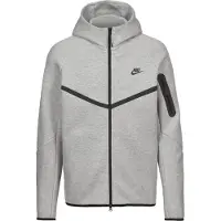 Nike Veste de survêtement 'Tech Fleece' gris foncé / gris chiné / noir