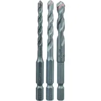 Bosch 2608589527 - Set 3 pièces foret à carrelage HEX-9 Ceramic, 5; 6; 8 mm