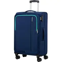 American Tourister trolley Sea Seeker Spinner 68 / 25 TSA Trolley Combat Navy bleu marine 67cm