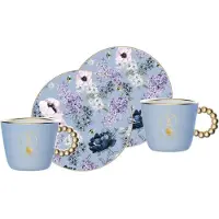 Bialetti BRID001, Set, 0,08 l, Blau, Porzellan, Tasse, Kaffee