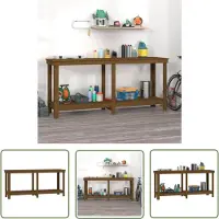 The Living Store établi 180x50x80 cm pin massif