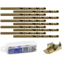 GEKO Forets pour métal 4,5 mm HSS, paquet de 10 (4,5 mm)