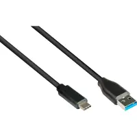 GOOD CONNECTIONS 2831-AC010S - 1 mètre - USB A vers USB C - USB 3.2 Gen 2 (3.1 Gen 2) - 10 Gbit/s - Noir