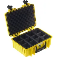 B&W Valises d'extérieur type 4000 jaune + séparateur