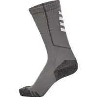 Hummel Chaussettes de sport 'Pro' gris / gris foncé / blanc