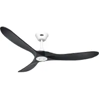 CasaFan Eco Genuino, Ventilateur, Noir, Blanc