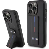 BMW Étui BMHCP15X22GSLK iPhone 15 Pro Max 6.7" czarny/black hardcase Grip Hot Stamp (Apple iPhone 15 Pro Max), Coque pour téléphone portable, Noir