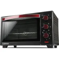 G3 Ferrari Il Moro 20 Plus Four électrique 20L noir et bordeaux avec grill et convection