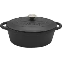 KINGHOFF Casserole 33cm 6,2L Fonte Noir