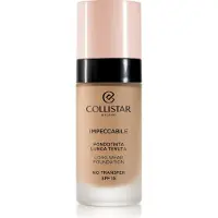 Collistar Impeccabile Long Wear Foundation fond de teint longue tenue SPF 15 4G Golden Sand 30 ml