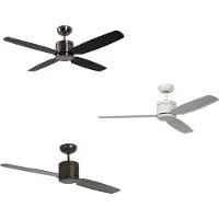 Pepeo Ventilateur de plafond Turno Chrome Noir GmbH 132201303