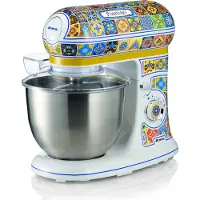 Ariete 1588/0P, Mixeur sur socle, Multicolore, Jaune, Pétrir, Mixer, 5,5 l, Bouton rotatif, Acier inoxydable