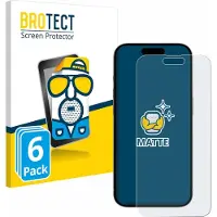 BROTECT Film de protection antireflet Protection d'écran mat (Apple iPhone 15 Pro Max), Téléphone portable : film de protection, Gris
