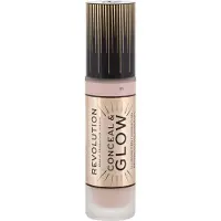 Makeup Revolution , Cacher et Glow, Fond de teint crème illuminateur, F1, 23 ml