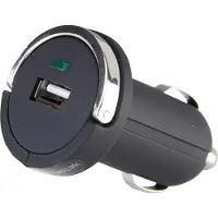 Peter Jäckel USB Car Charger 1A Black Mini-USB 12/24V
