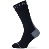 Sealskinz Briston, chaussettes, noir/gris