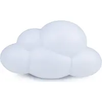 BigBen Interactive , haut-parleur Bluetooth avec éclairage, modèle nuage, blanc