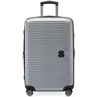 Hauptstadtkoffer - Mittelgroß Koffer Trolley Valise à coque dure, bagages check-in avec extension XL, roulettes doubles, serrure TSA, 68 cm, 88 L,Argent mat