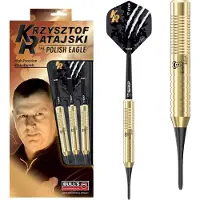 Bulls Krzysztof Ratajski fléchettes souples, laiton doré (18 g)