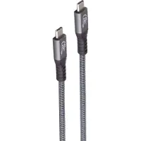 Shiverpeaks BS13-68035 Câble USB 2 m USB4 Gen 3x2 USB C Gris (BS13-68035)