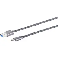 S-Impuls S/CONN connectivité maximale USB A-C Kabel--USB-A Adapterkabel, USB-C, 3.2 Gen 2, Pro, 2m (13-38030)