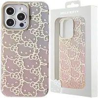 Hello Kitty Coque rose dégradée pour iPhone 14 Pro