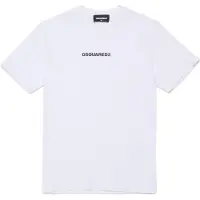 Dsquared2 Kids Dq2823 Short Sleeve T-shirt Blanc 10 Years Enfants