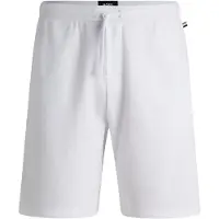 BOSS Waffle 10269584 Pyjama Shorts Blanc XL Homme
