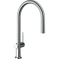 Hansgrohe Talis M54 mitigeur monocommande de cuisine 210, bec extractible, 1 jet, sBox, 72803000