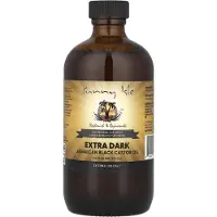 Sunny Isle Jamaican Black Castor Oil Huile de ricin noire extra foncée de la Jamaïque 8oz (236 ml)