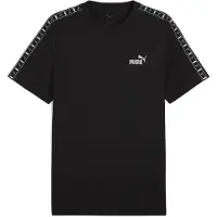 Puma Ess Tape Short Sleeve T-shirt Noir M