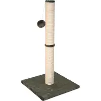 Kerbl Kratzsäule Opal Maxi (Farbe grau, L x B x H 38 x 38 x 78 cm) 84469