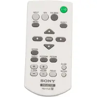Sony Commandant à distance (RM-PJ8) (Télécommande spécifique à l’appareil, Infrarouge), Télécommande, Noir, Gris, Blanc