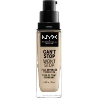 Nyx Can't Stop Won't Stop Full Coverage Fond de Teint Vanilla 30 ml