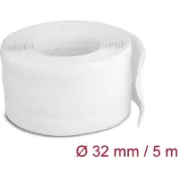 DeLOCK Gaine tressée 5 m x 32 mm blanche. -