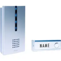 Modern-Electronics ME Carillon sans fil FG-6.2, avec indicateur optique de sonnerie (Funk, Sans fil)