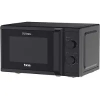 TM Electron TMPMW002BLK EASYWAVE Four à micro-ondes de 20 litres, 700W, 5 niveaux de puissance fr, fonction décongélation et minuterie de 35 min, couleur noir