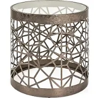 Haku Table d'appoint Vardy ø50cm - bronze