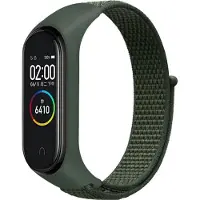 Cover-Discount Xiaomi Mi Band - Bracelet en nylon velcro vert (Nylon), Sangles de montre, Vert