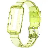 Cover-Discount Fitbit Inspire 3 - Bracelet sport avec protection d'écran jaune (Silicone), Sangles de montre, Jaune