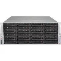 Super Micro Computer B.v. CSE-847BA-R1K23LPB Supermicro 4U 36x3.5" hot-swap drive 2x1200W (Speditionsversand)