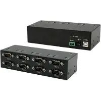 EXSYS USB 2.0 vers 8S ports série RS-232, boîtier métallique, avec jeu de puces FTDI
