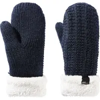Jack Wolfskin Highloft Knit Mittens Bleu S Femme