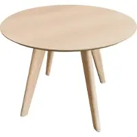 Ebuy24 Townsville table de salle à manger Ø100cm plaqué chêne.