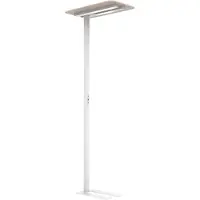 Unilux Lampadaire NEXUS LED, technique de détection, 4000 K, 40000 heures, pour jusqu'à 2 postes de travail, socle, blanc