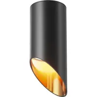 Maytoni Lipari plafonnier, lampe de plafond GU10 15cm noir (GU10)