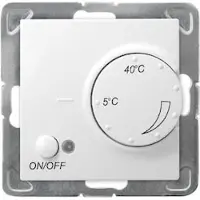 Ospel RTP-1YN/m/00, Thermostat, Blanc