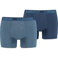Head Caleçons Homme Caleçon Paquet de 2 Basic Boxer 2P homme - Bleu - EU XL