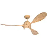 CasaFan Eco Fiore 142 Cm ventilateur de plafond Design imprimé épicéa foncé avec luminaire Led et télécommande